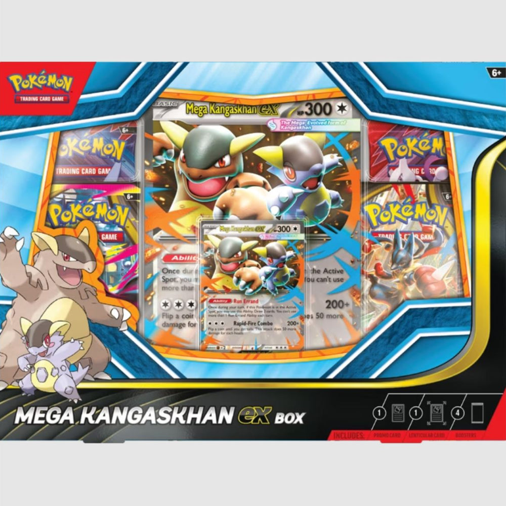 pokemon mega evolution kangaskhan box trading card game