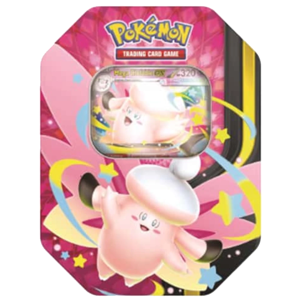 pokemon mega evolution clefable moonlit moon tin fairy