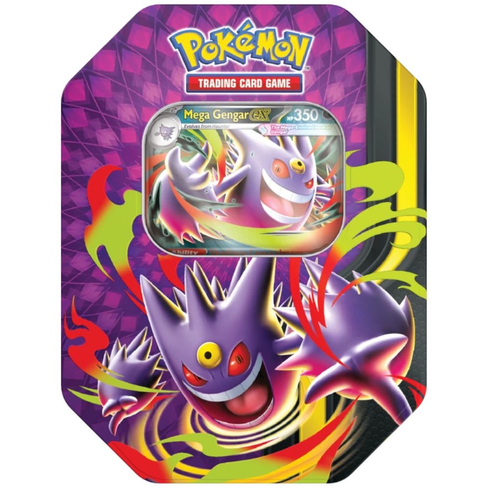 pokemon mega evolution gengar moonlit moon tin ghost