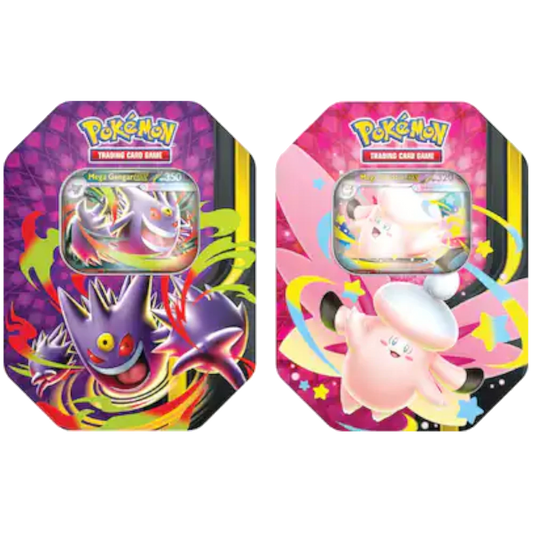 pokemon mega moonlit tin gengar clefable