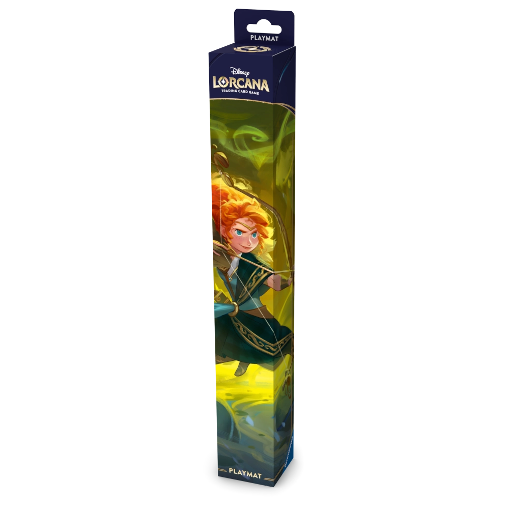 disney lorcana trading card game merida brave playmat