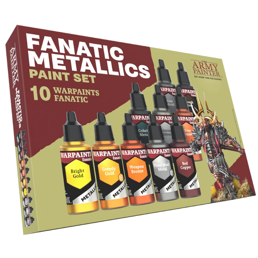 army painter fanatics metallic set paint metal miniature