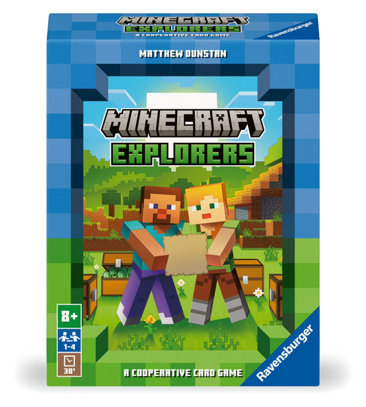 minecraft explorers cooperative card game creeper mine craft