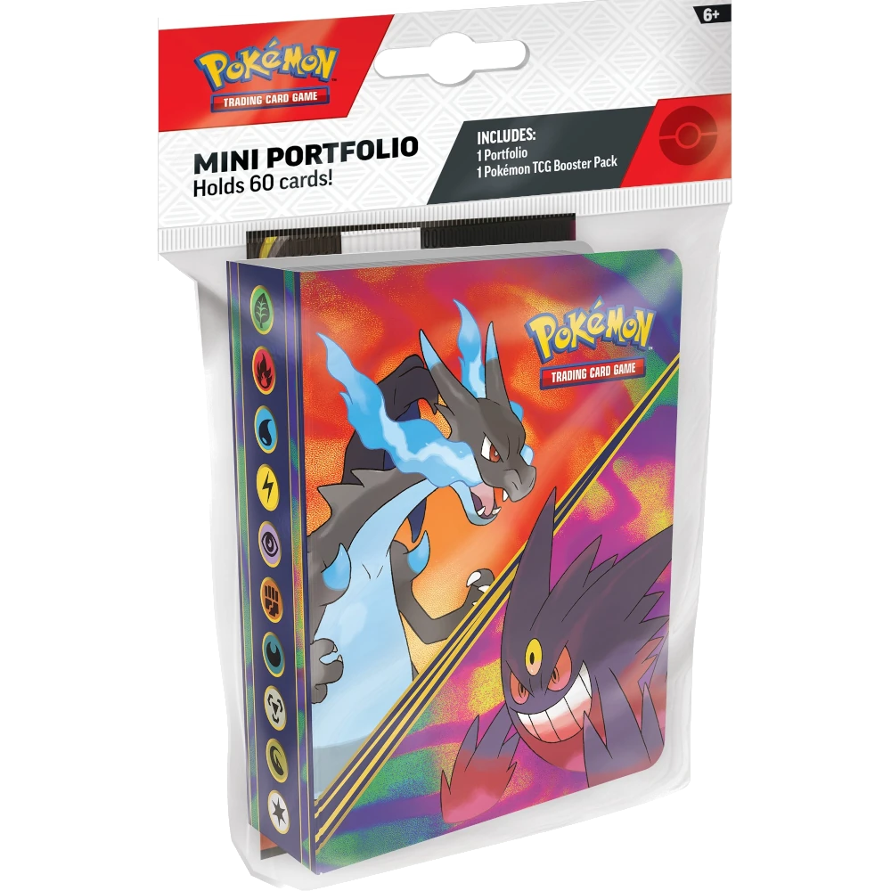 mini portfolio phantasmal flames mega evolution card game