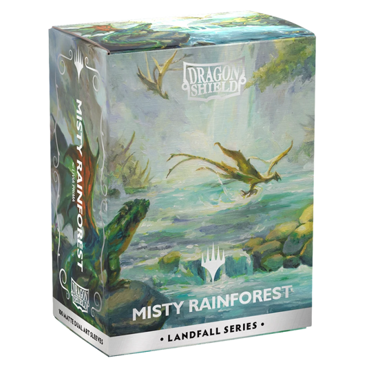 dragon shield misty rainforest landfall series magic gathering