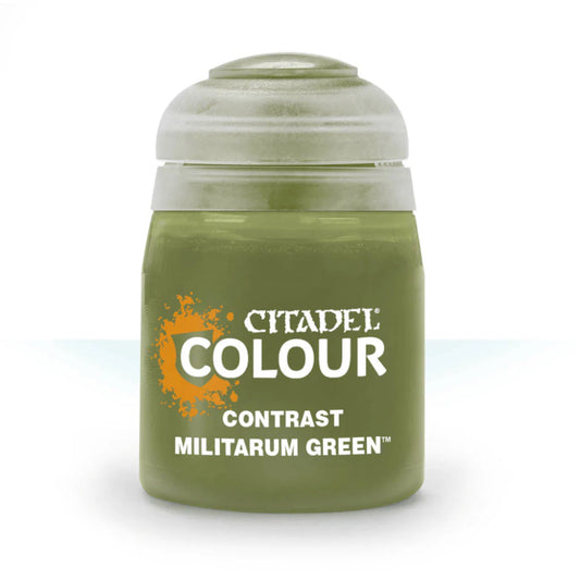 citadel colour contrast militarum green paint games workshop