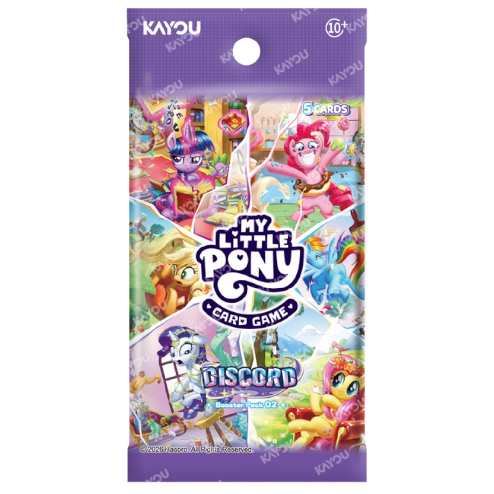 my little pony discord booster pack card game