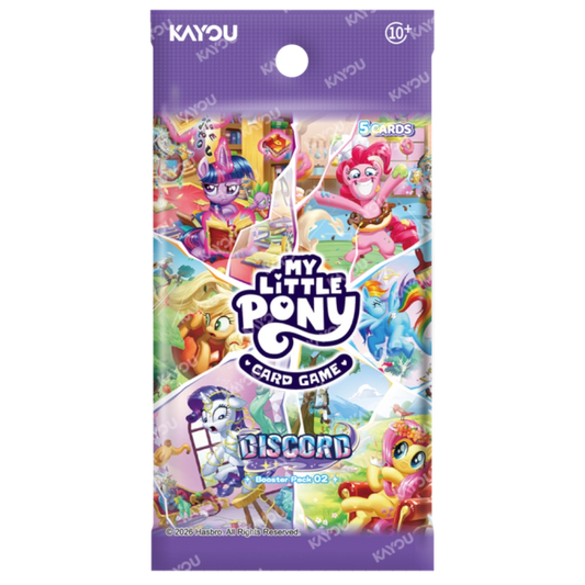 my little pony discord booster pack card game