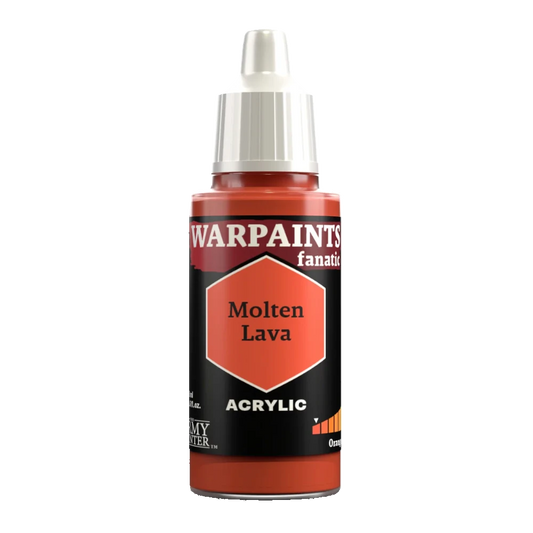 army painter warpaints fanatic paint acrylic molten lava