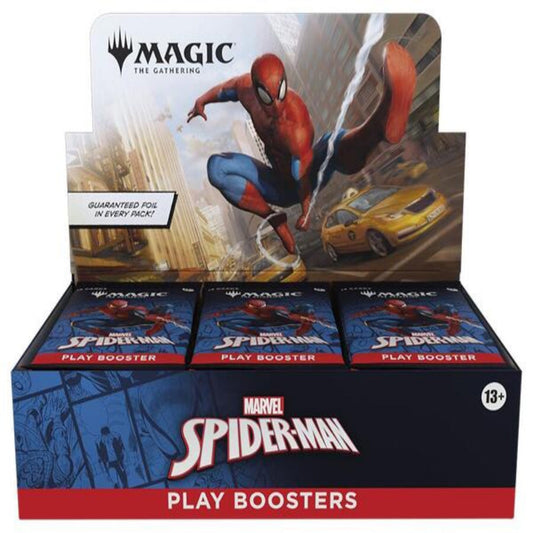 magic gathering spiderman trading card game marvel booster play