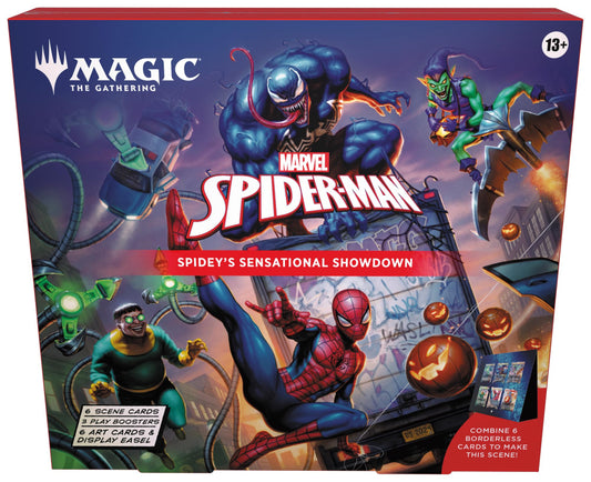 Magic gathering spiderman spideys sensational showdown scene box