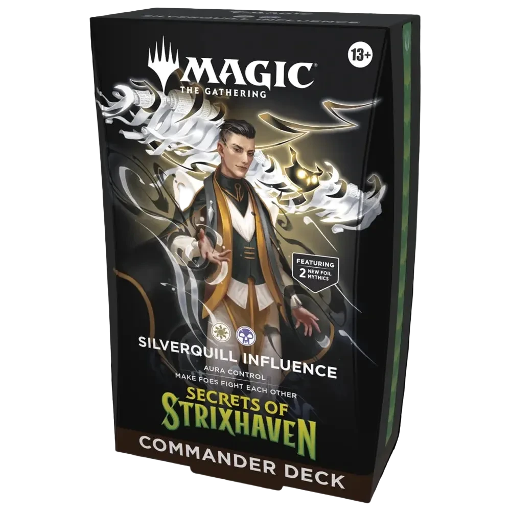 secrets of Strixhaven commander deck silverquill influence