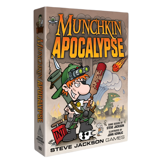 munchkin apocalypse steve jackson cards dork tower treasure