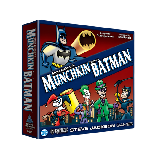 munchkin steve jackson batman cryptozoic dc warner bros