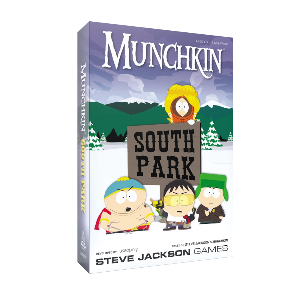 munchkin south park steve jackson expansion cards usaopoly
