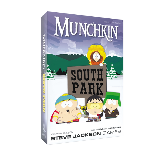 munchkin south park steve jackson expansion cards usaopoly