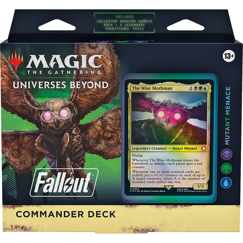 magic gathering fallout commander wise mothman mutant menace