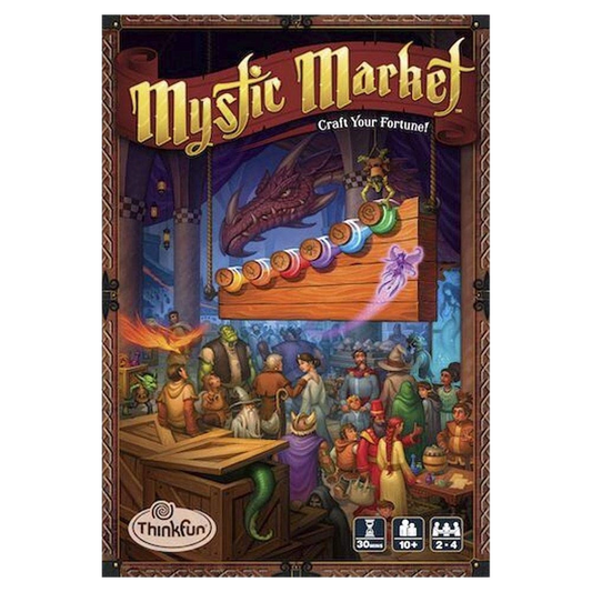 think fun mystic market board game craft fortune