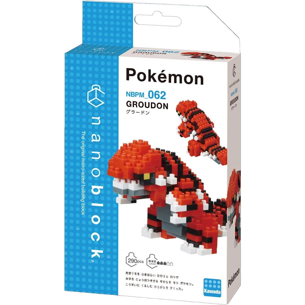 nanoblock groudon block building toy