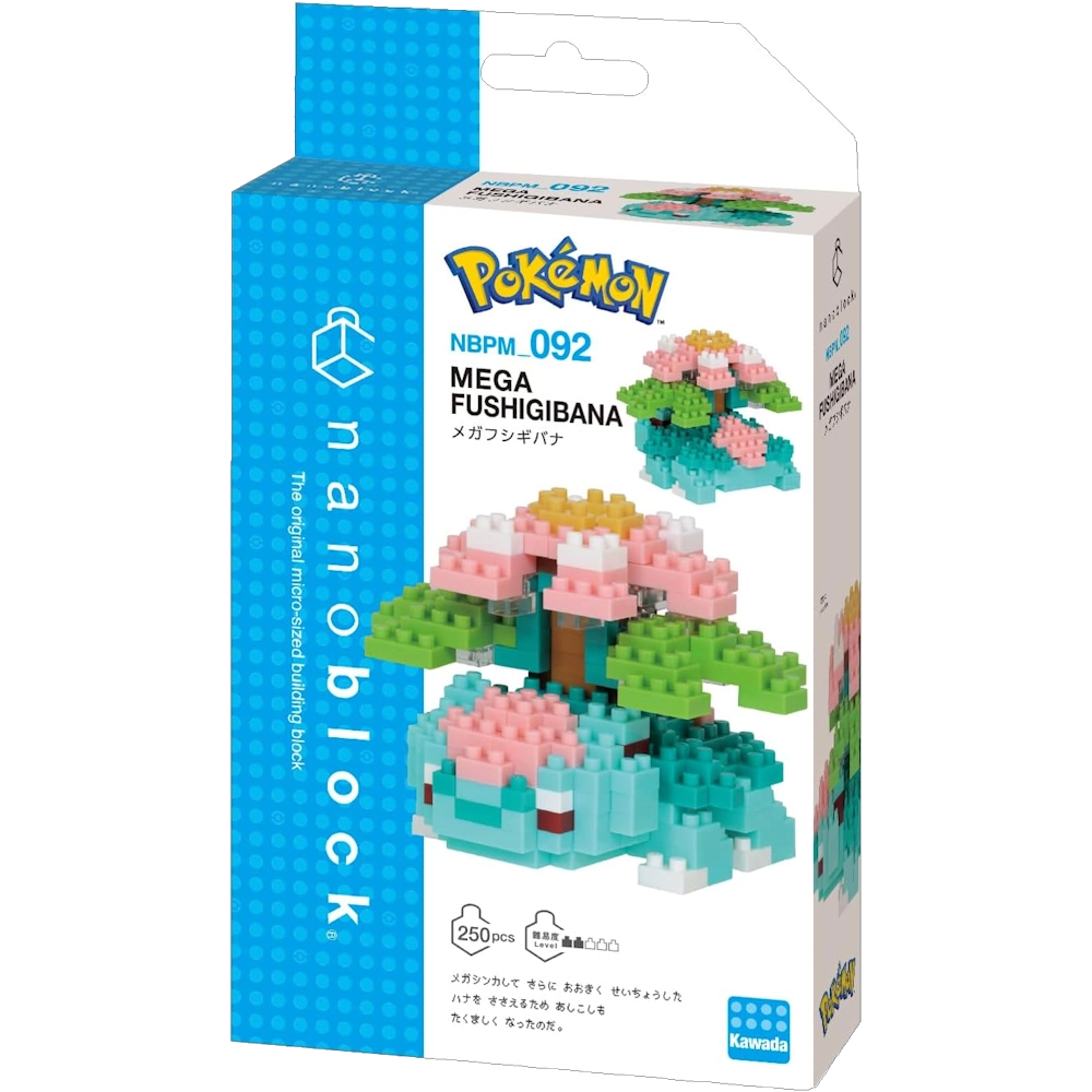 nanoblock mega venusaur pokemon block toy