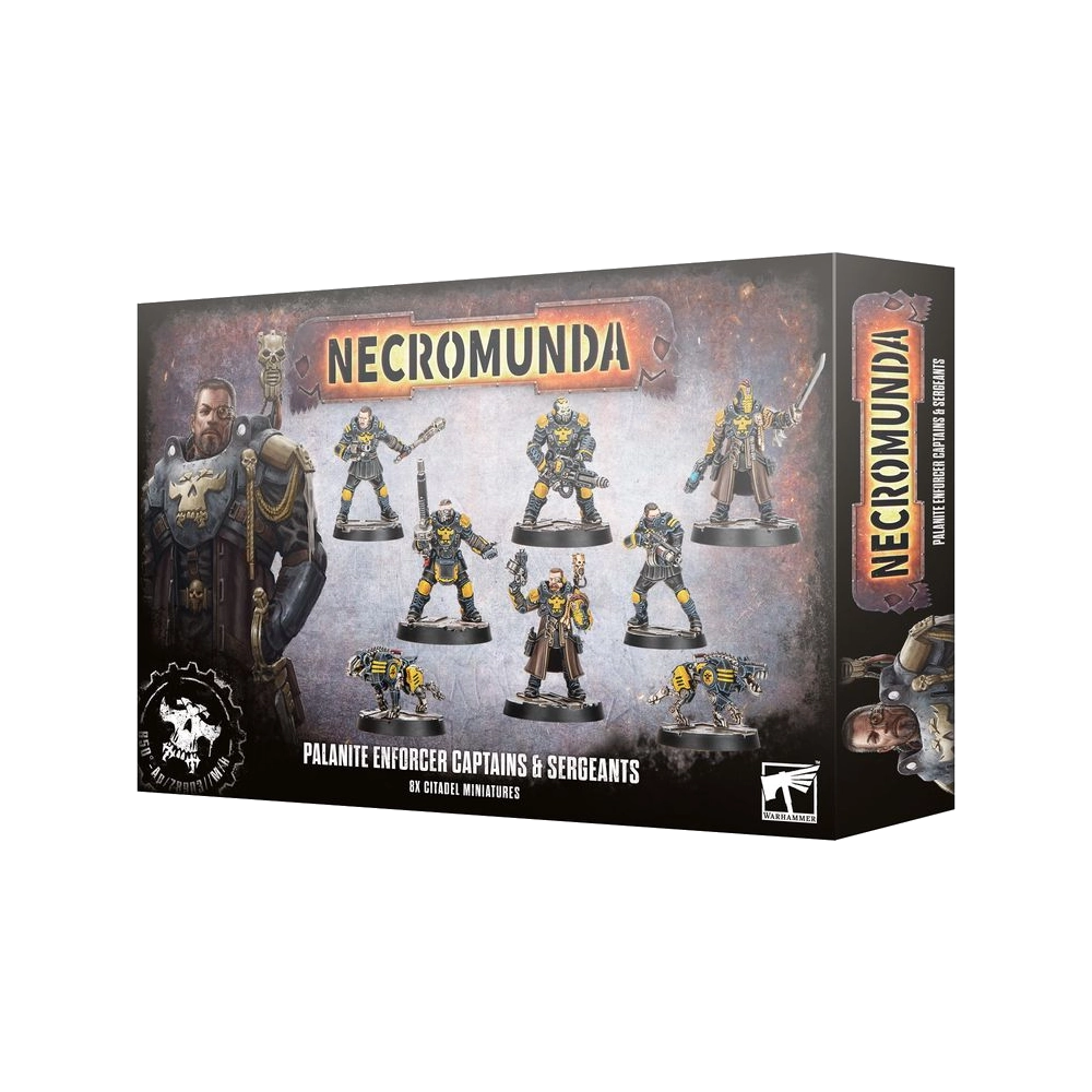 necromunda palanite enforcer captains sergeants cyber mastiff citadel