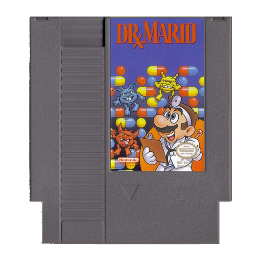 dr doctor mario nintendo nes cartridge entertainment system