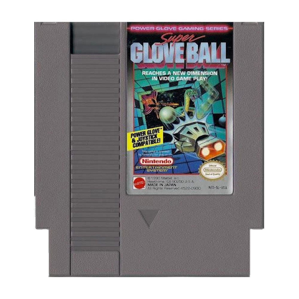 nes nintendo entertainment system super glove ball power glove