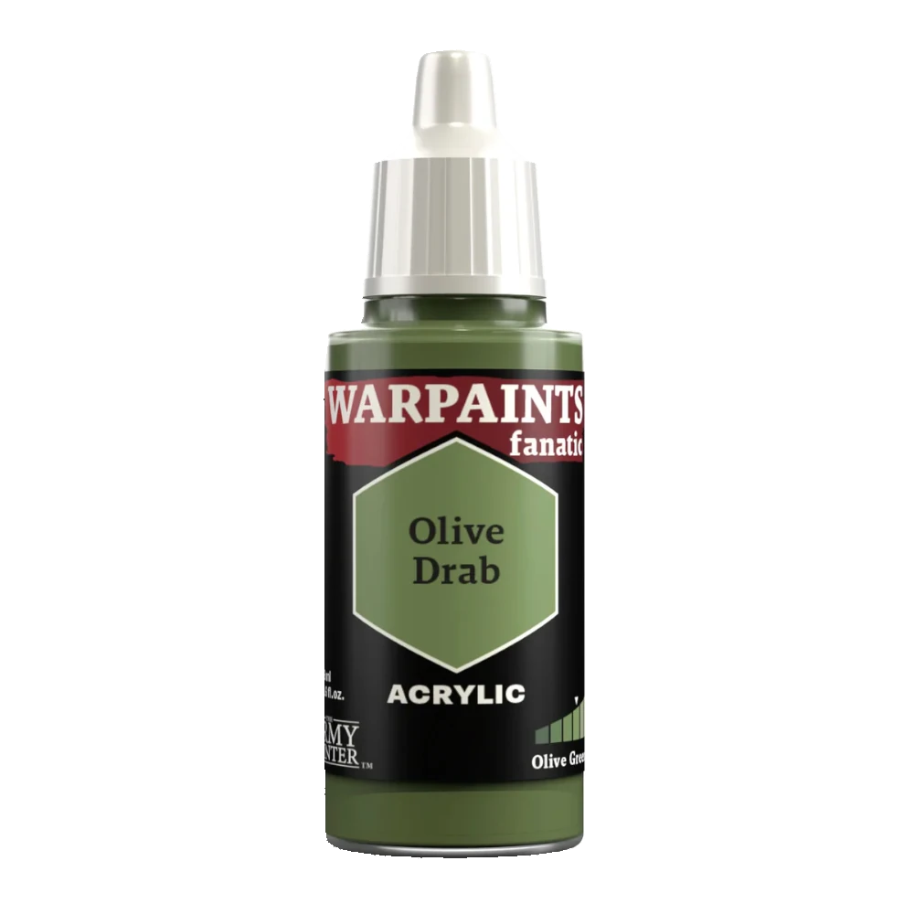 army painter warpaints fanatic paint acrylic olive drab