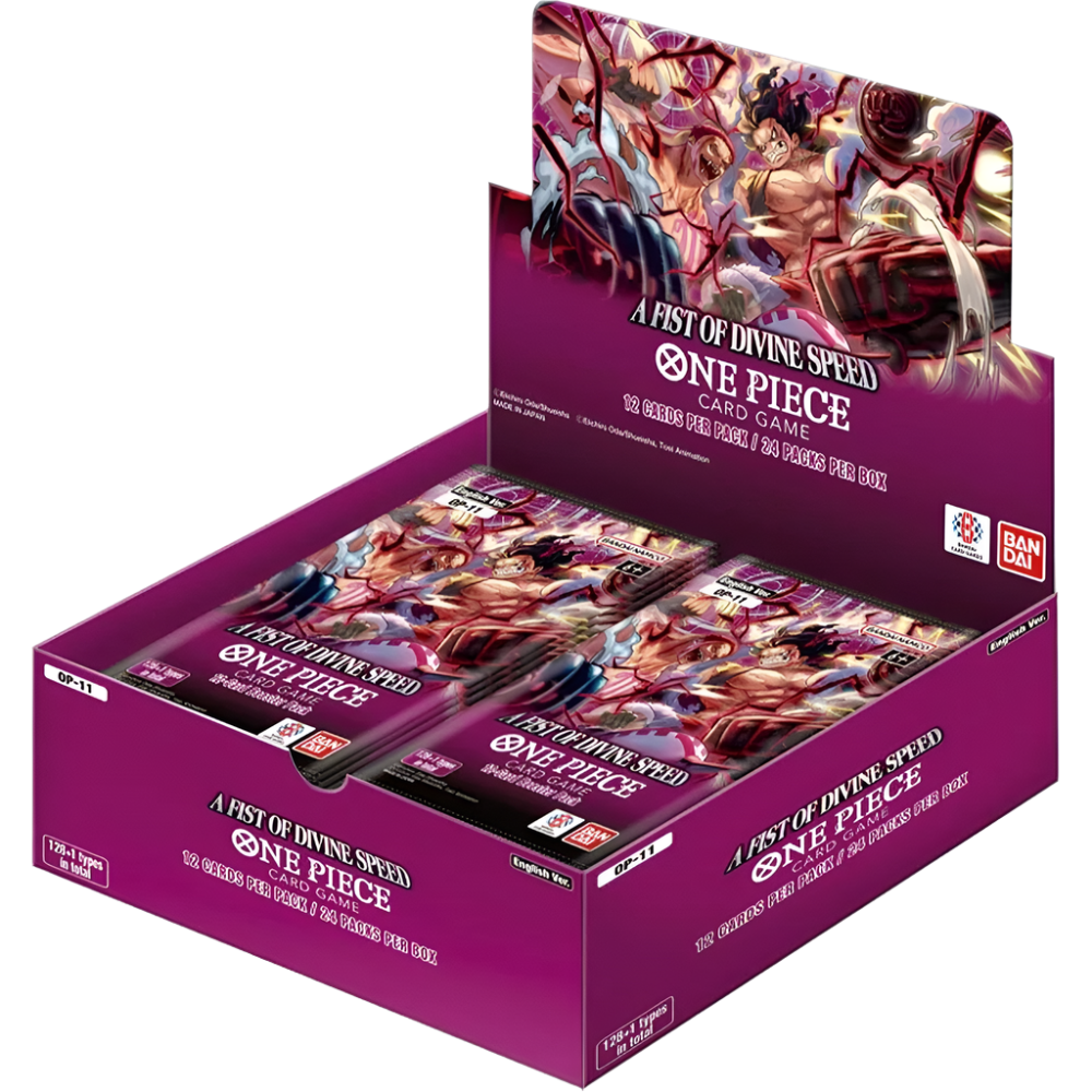 One Piece Card Game: OP-11 A Fist of Divine Speed Booster Box – The Game  Store