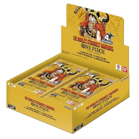 one piece trading card game worlds strongest warriors