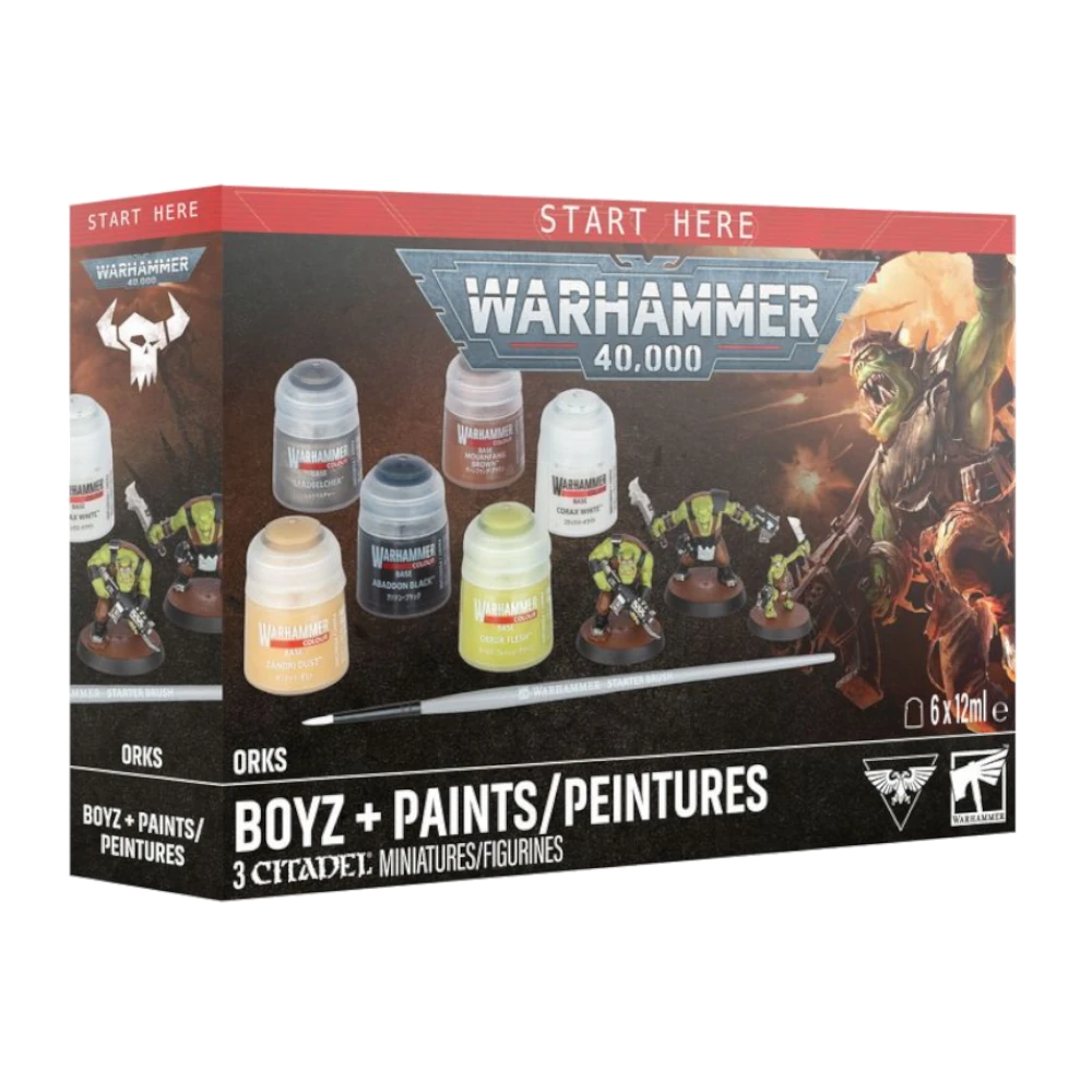 warhammer wh40k orks boyz paints citadel games workshop