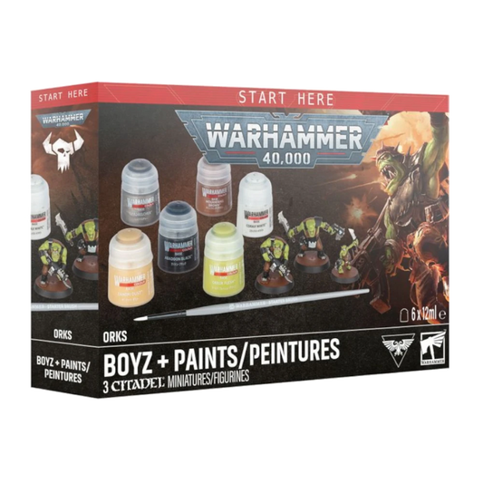 warhammer wh40k orks boyz paints citadel games workshop