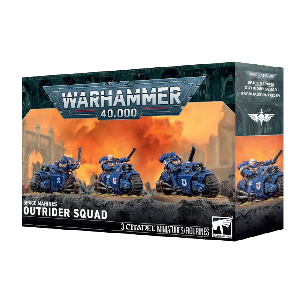warhammer 40k space marines outrider squad citadel miniatures