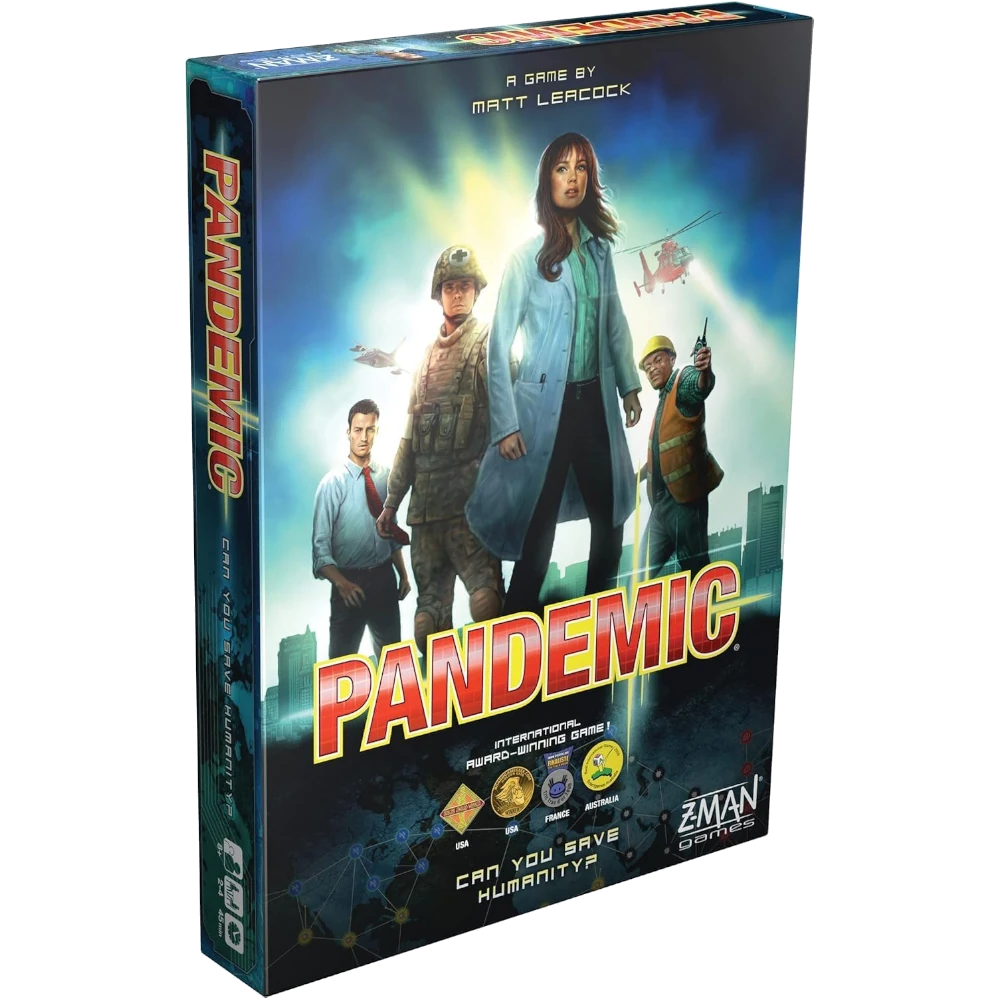 pandemic board game save humanity zman outbreaks cooperative