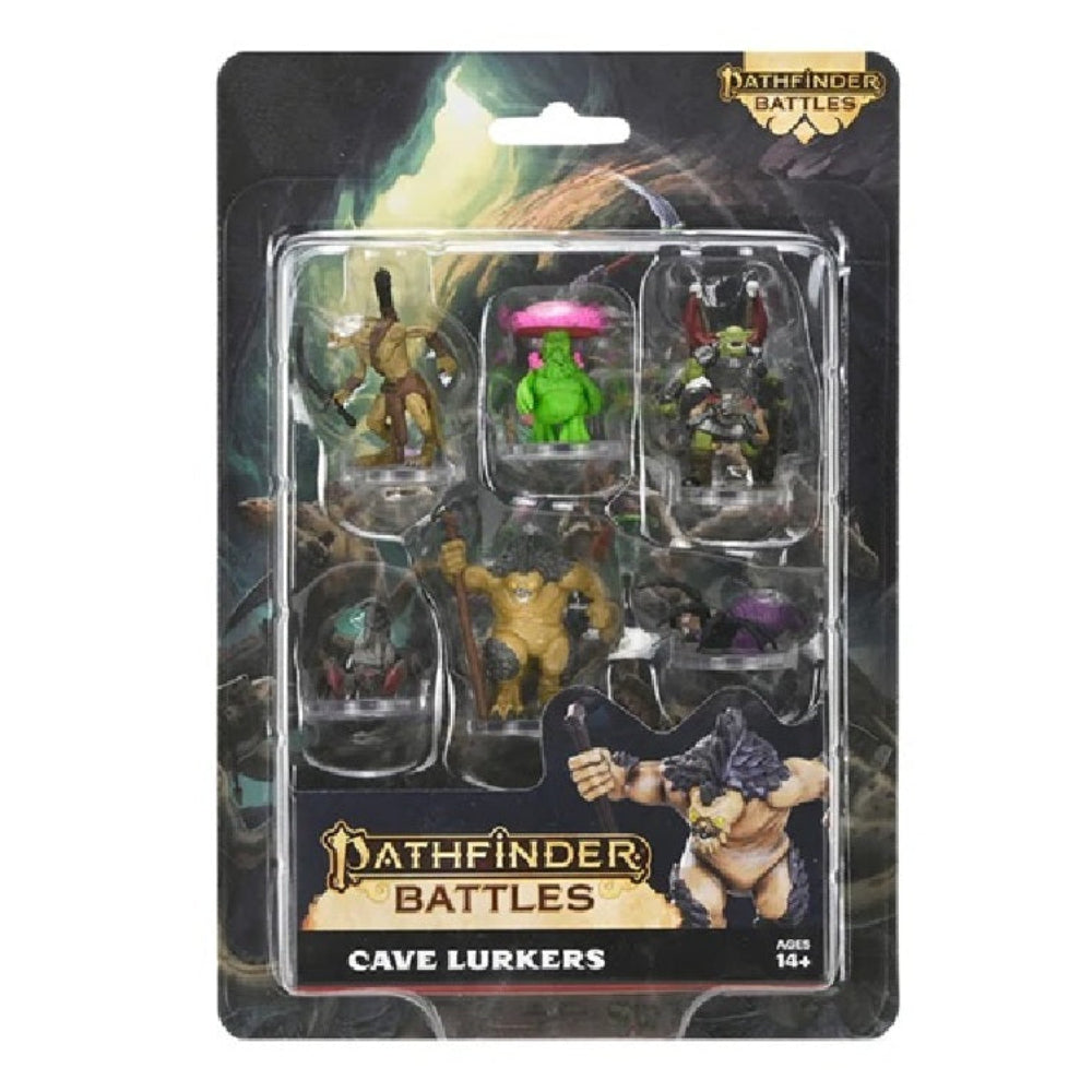 pathfinder battles cave lurkers miniatures prepainted myceloid spider