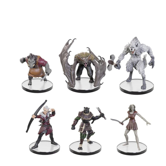 pathfinder forest stalkers battles miniatures prepainted werewolf werebat