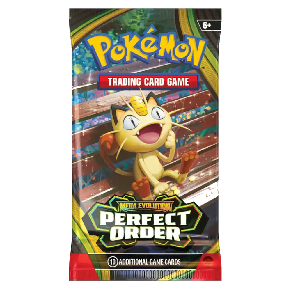 pokemon mega evolution perfect order booster pack cards
