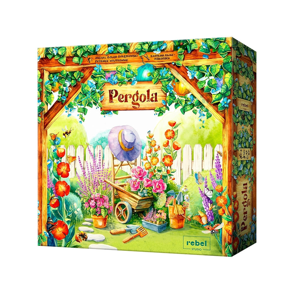 pergola board game plant garden flowers bees honey
