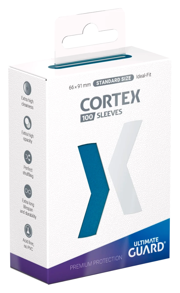 Cortex Sleeves Standard Size (100) - Petrol