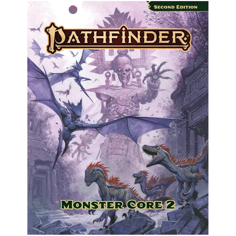 pathfinder second edition monster core hardcover roleplaying