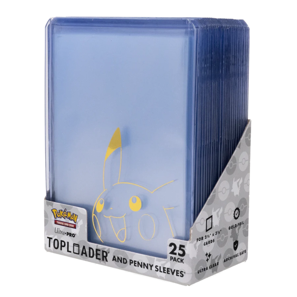 pikachu ultra pro top loader penny sleeves