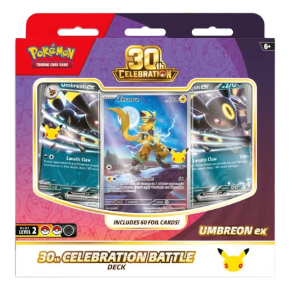 30th celebration umbreon zeraora battle deck