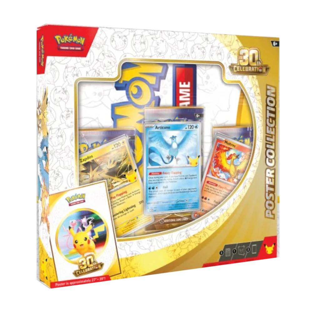 pokemon trading card game 30th celebration poster collection