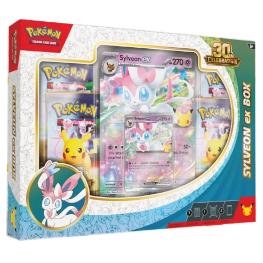 tcg sylveon ex box 30th celebration anniversary