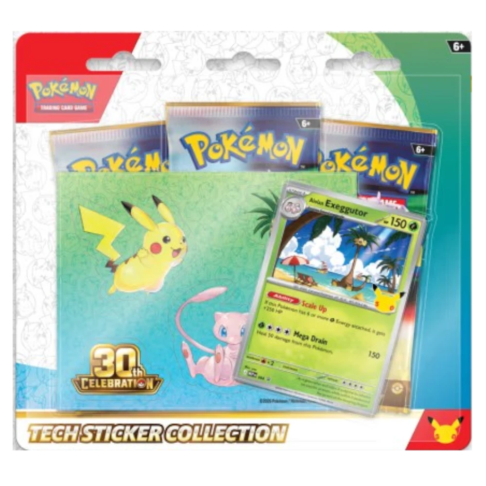 alolan exeggurot tech sticker collection anniversary