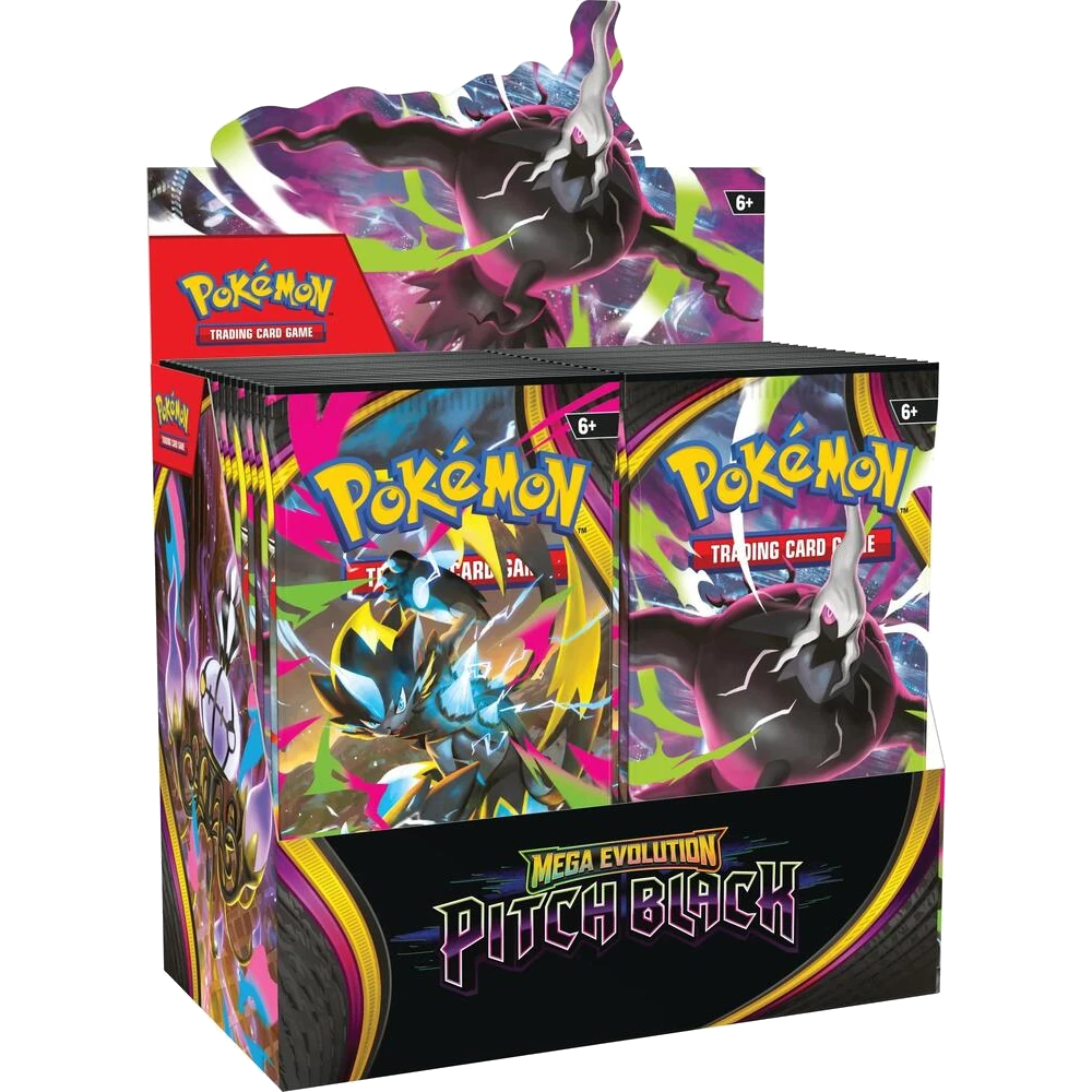 pokemon pitch black booster box mega evolution