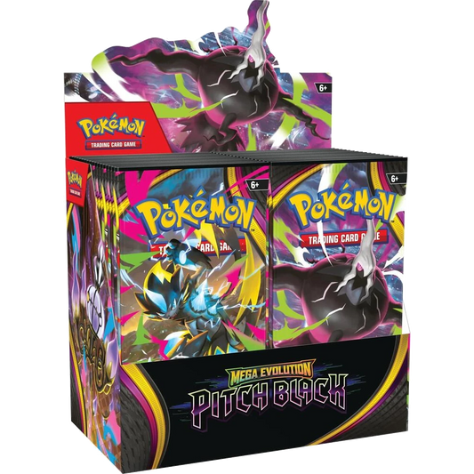 pokemon pitch black booster box mega evolution