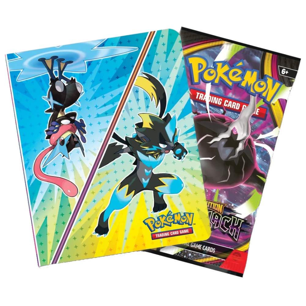 pokemon trading card game pitch black mini portfolio