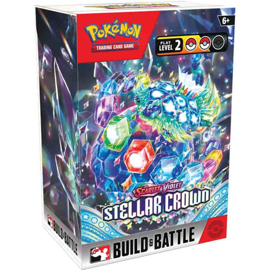 pokemon build battle stellar crown trading card box