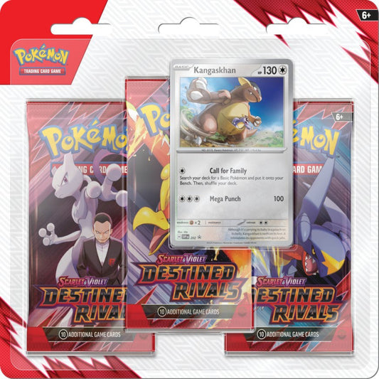 pokemon destined rivals 3pk blister kangaskhan 